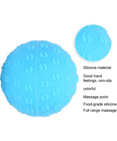 Buy Verdant Touch Silicon Massage Ball for Yoga - Blue Fascia Massage Ball for Body Shoulder & Hand Relief - Buy Online on GoSupps.com