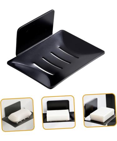 Amosfun 2pcs Soap Holder Soap Storage Holder Stainless Steel Soap Dish Metal Container Bathroom Soap Rack Soap Drainage Rack Kitchen Soap Wall-mounted Storage Rack 304 Stainless Steel - Buy Online on GoSupps.com