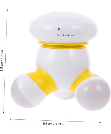 TOVINANNA 1 Piece Yellow Body Massager | 9.5x9.5cm Massage Instrument for Pain Relief | Shop Internationally - Buy Online on GoSupps.com