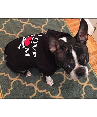 EXPAWLORER Dog Hoodie - Soft and Warm Dog Sweatshirt Pet Clothes Fall Winter Sweater with "I LOVE MY MOM" Lettered for Puppy Cat Small Medium Large Dogs (Large) - Buy Online on GoSupps.com