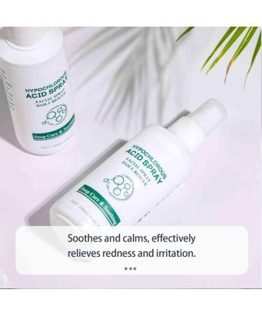 2PCS Hypochlorous Acid Facial Spray Reduce Redness Swelling Versatile Uses for Every Skin Calm Redness Eyelid Lrritation Care - Buy Online on GoSupps.com
