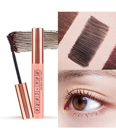 Coringco Waterproof Korean Mascara - Long Lasting Curling Volume in Dark Brown - Buy Online on GoSupps.com