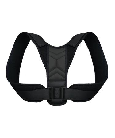 ZCLNYVGJ GUOWGANG Back Corrector Medical Adjustable Back Posture Corrector Shoulder Support Lumbar Back Belt Back Straightener Posture Brace Corset New Health and Relaxation good (Black XL)