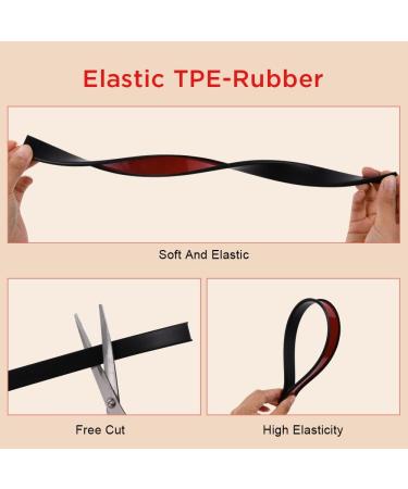 flintronic 5m*18mm U-Shape Flexible Furniture Edge Banding Baby Safty Baby Edge Protector Self Adhesive TPE Wood Edging Tape DIY Furniture Edge Trim for Table Cabinet Furniture Restoration Black 5m*18mm - Buy Online on GoSupps.com