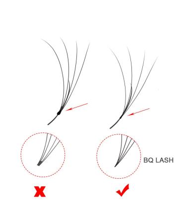 Buy Ready Fan Eyelashes - 4D 6D 8D Volume Extensions (8-15 mm 8D-D-0.07) | International Shipping - Buy Online on GoSupps.com
