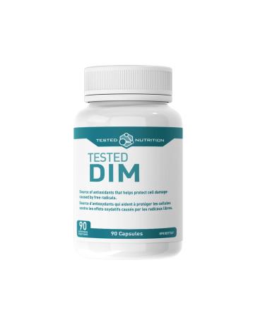 Tested Nutrition Tested DIM | 100mg DIM Capsules for Men & Women for Estrogen Balance Source of Antioxidants Estrogen Metabolism Energy Support | 90 Servings (90 Capsules)