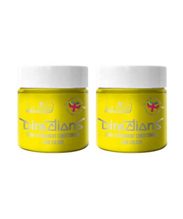 La Riche Directions Semi-Permanent Hair Colour 100 ml Jar 2-Pack (Bright Daffodil) Bright Daffodil 100 ml (2-Pack)