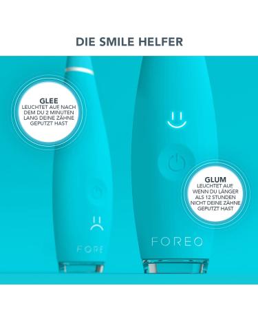 Foreo Issa Kids Ultrahygienic Silicone Electric Toothbrush - Safe Oral Care for Children 5-12 | Waterproof USB Charging True Blue Pony - Buy Online on GoSupps.com
