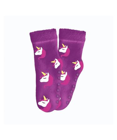 Children's Moisturizing Socks Microencapsulated with Aloe Vera "Unicorn" - Sanosoin | Shea Butter and Vitamin E | Foot care | Size 26-34