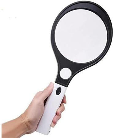 Portable Magnifier LED Large Portable Magnifier Extra Large Handheld magnifiers Coins Hobbies Magnifier Full of Stars