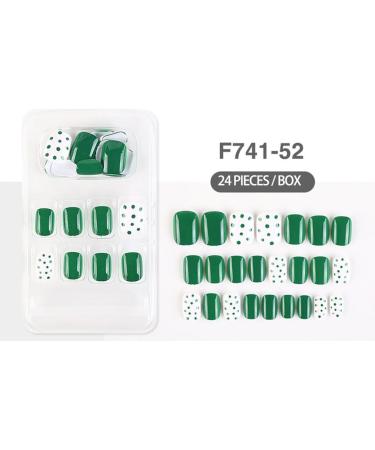 dijiusidy False Nail Perfect Matching Simple to Wear Fingernail Full Coverage Press Type Strong Viscosity Adjustable Paster Type 4 F741 Type 4 F741 - Buy Online on GoSupps.com