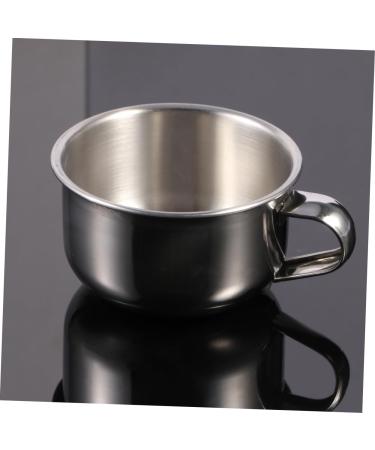 Buy Minkissy 2-Piece Stainless Steel Shaving Brush Bowl Set - Durable Barber Mug & Soap Holder - Perfect for Beards - International Shipping Available - Buy Online on GoSupps.com