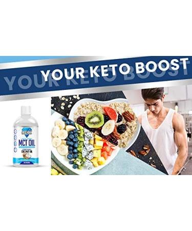 Onyx MCT Oil 500ml - High Potency C8 & C10 Ketones Booster for Keto, Paleo, Vegan & Low Carb Diet - Premium Unflavoured Coconut Oil - Buy Online on GoSupps.com