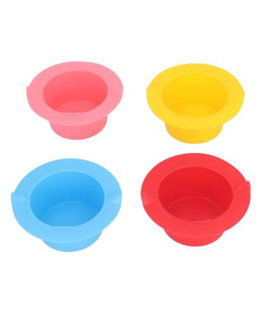 4 Colors Silicone Wax Melting Bowl | Narrow Edge Wax Warmer Insert - Perfect for Melting & Heating - Buy Online on GoSupps.com