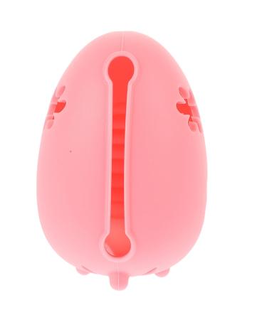 Cabilock Sponge Reusable Cosmetic Egg Holder Storage Containers Makeup Puff Holder Powder Puff Holder Makeup Egg Holder Cosmetic Puff Holder Travel Accessories Outdoor Silica Gel Pink