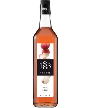 Maison Routin 1883 Lychee Syrup Glass Bottle 1000 Milliliter Lychee 1 l (Pack of 1) - Buy Online on GoSupps.com