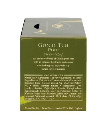 Ahmad Tea Green Tea - Individually Packaged Aroma-Sealed Tea Bags - 20 Bags (2 Pack) - Pure Green Tea for Freshness - Buy Online on GoSupps.com