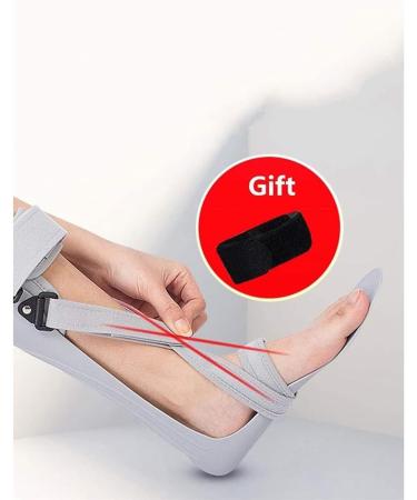 Adjustable Foot and Ankle Orthosis Support Brace for Foot Drop Rehabilitation - Small Left Size | Ideal for Hemiplegia & Stroke Recovery - Buy Online on GoSupps.com