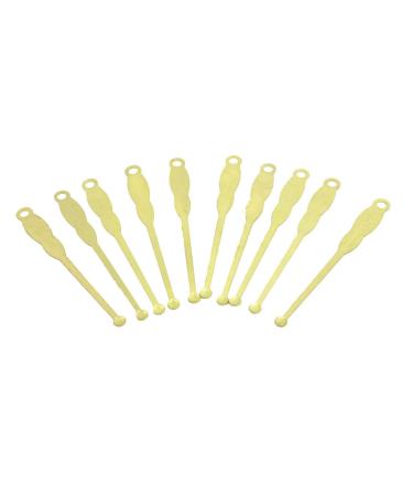 Qtqgoitem 10 Pcs 65mm Long Gold Tone Metal Curette Ear Wax Remover Earpick (Model: 214 6bb b7f 5ac 398)