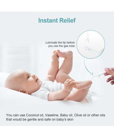 Fivepropy Gas Colic Relief for Babies - 12Pcs Natural Solution for Infant Constipation - Gentle & Safe Disposable Gas Colic Reliever for Newborns - Buy Online on GoSupps.com