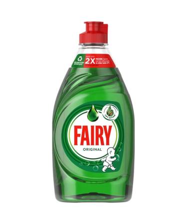 Fairy Original Washing Up Liquid Green with LiftAction | Dishes Grease Cleaner | 320ML | (Pack of 3) - Buy Online on GoSupps.com