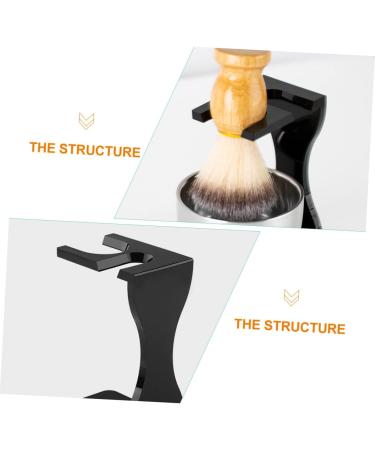Buy Hemoton 4 Sets Shaving Kit - Wooden Shave Brush Organizer & Comfy Razor for Men | Beauty Essentials for Smooth Shaving - Buy Online on GoSupps.com