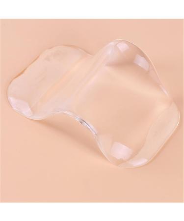 FGJFJ Reusable Silicone Eyelash Holder Pad - Transparent Forehead Glue Palette for Eyelash Extensions - Buy Online on GoSupps.com