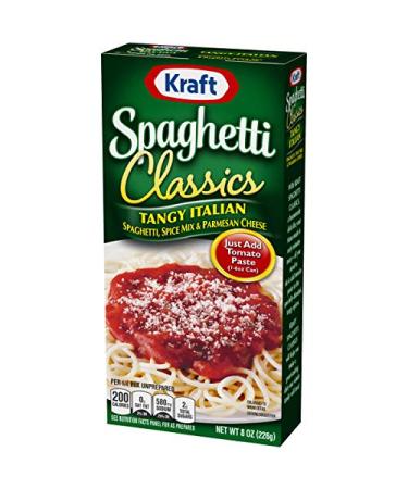 Kraft Spaghetti Classics Tangy Italian Easy Pasta Meal - 8 oz Box - Buy Online on GoSupps.com