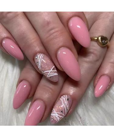 Lofuanna Poly Nail Gel Set 60ml - Pink Nail Extension Gel Kit with Slip Solution Nail Forms Brush & Glass Cup | Perfect for Nail Art Beginners - Buy Online on GoSupps.com