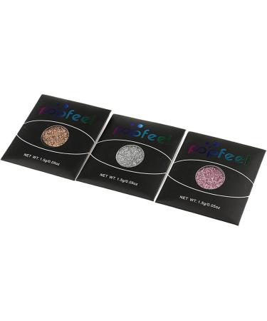 jojomis 3 Colors Glitter Eye Shadow Diamond Loose Powder Pigment Palette - as described 01-03 13 - Buy Online on GoSupps.com