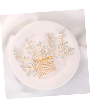 Ipetboom Sweet Rhinestone Hair Accessories Bridal Hair Wedding Hair Comb Beads Rhinestone Headpiece Prom Hair Accessories Headwear for Women Bride Hair Piece Wedding Dress Crystal - Buy Online on GoSupps.com