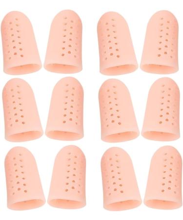 Healifty 6 Pairs Protective Toe Cap Cushion Tubes - Skin Color - 4.5X2.1 cm - Buy Online on GoSupps.com