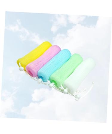 FRCOLOR 5pcs Natural Loofah Body Wash Refills - Eco-Friendly Shampoo Mesh Bags for Deep Cleaning & Exfoliation | International Shipping - Buy Online on GoSupps.com