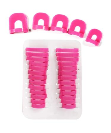 USTNIR 26 Pcs Nail Polish Stencil Reusable Nails Edge Skin Barrier Kit Polish Correctors
