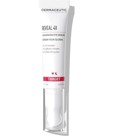 Dermaceutic Reveal 4X - Global Eye Serum for signs of fatigue and puffiness around the eyes with CX complex and caffeine complex - 15 ml - Buy Online on GoSupps.com