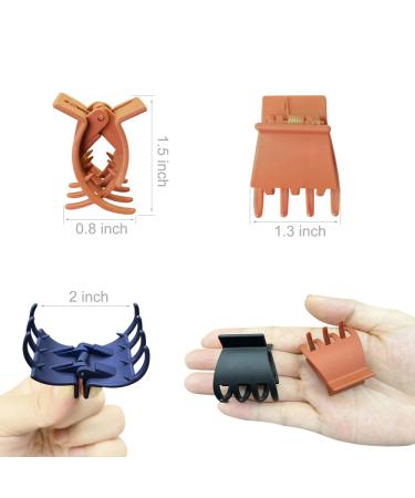 20 PCS Medium Matte Hair Claw Clips for Women - Non-slip Styling Accessories for Thin & Thick Hair - Buy Online on GoSupps.com