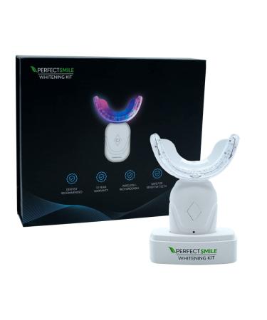 Perfect Smile LED Whitening Kit | Safe for Sensitive Teeth - Wireless + Rechargeable | Get Teeth Up to 3 Shades Whiter in As Few As 7 Days