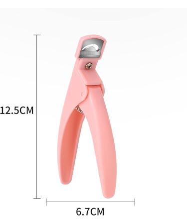 CHJHJKG Nail Clippers (Beauty) U-Shaped False Nail Scissors Professional Stainless Steel Head Nail Clipper Acrylic Gel False Nail Tips Clipper(Purple) - Buy Online on GoSupps.com