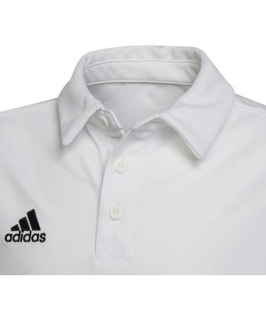 Buy adidas Unisex Kids Entrada 22 Polo Shirt (15-16 Years) - White | International Shipping Available - Buy Online on GoSupps.com
