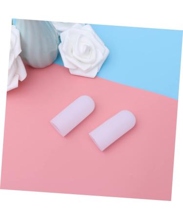 HEALEEP Toe Straightener & Bunion Spreader Gel Protectors - Foot Dilator & Thumb Protector for Bunion Relief - White Toe Separator pair - Buy Online on GoSupps.com