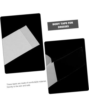 BIUDECO Fashion Clothing Tape 120 Sheets Anti-Light Stickers White Double Sided Double Sided Sticker Bra Tape Whitex2pcs 8.5x1.2cmx2pcs - Buy Online on GoSupps.com