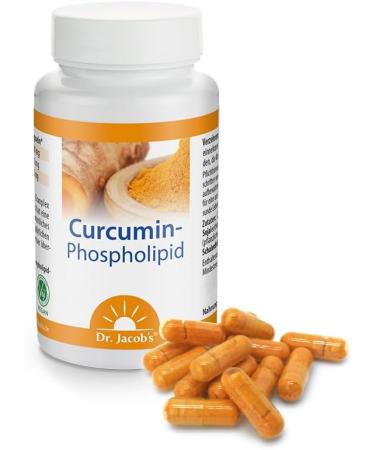 Curcumin Phospholipid 39g Capsules by Dr. Jacobs | 29x Bioavailability | Vegan Piperine-Free | 30 Servings - International Shipping Available - Buy Online on GoSupps.com