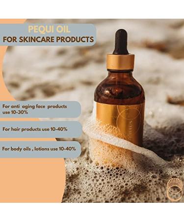 THEGLOHAUS 100% Pure Brazilian Pequi Oil for Hair & Skin - Non-GMO, Undiluted & Unfiltered - Hair Conditioner for Damaged Hair & Anti-Frizz, Skin Oil for Dry Cracked Skin & Anti-Ageing - 4 fl oz - Buy Online on GoSupps.com
