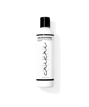 Unconditional Protein Hair Treatment for Curly Hair Deep Conditioning Formula for Strength & Repair Paraben Free Sulfate Free 8 oz