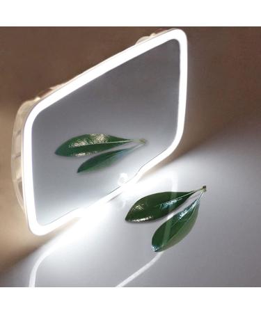 Minkissy Car Vanity Mirror Sun Shading Cosmetic Mirror Car Sunshade Mirror Car Cosmetic Mirror Automotive Visor Vanity Mirror Clip on Visor Mirror Universal Makeup Mirror Abs White - Buy Online on GoSupps.com