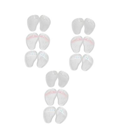 NOLITOY 9 Pairs Metatarsal Buckets for Urine Shoe Insoles Gel Forefoot Sleeve Athletes Foot Slipper Pads Thong Sandal Toe Gel Cushion for Sitting Cushion Insert Non-Slip Forefoot Pad