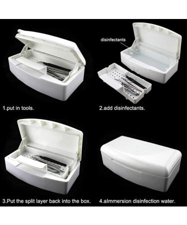 1PC Nail Art Tool Clean Sterilizer Box Disinfection Storage Box Pedicure Manicure Nail Sterilizer Box sterilizer beauty box - Buy Online on GoSupps.com