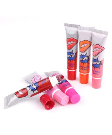 Qinlorgo Advanced Color Scrub Lip Gloss - Cherry Red Portable Lipstick for Daily Beauty | International Shipping - Buy Online on GoSupps.com