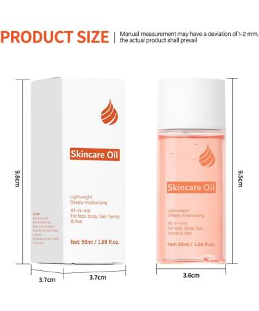 PCC PTYXIS Facial Skin Oil Feminine Body Oil Improves Stretch Marks and Uneven Skin Tone Moisturizing Formula Suitable for Body Face Hair 50 ml 50 g 1er Pack - Buy Online on GoSupps.com