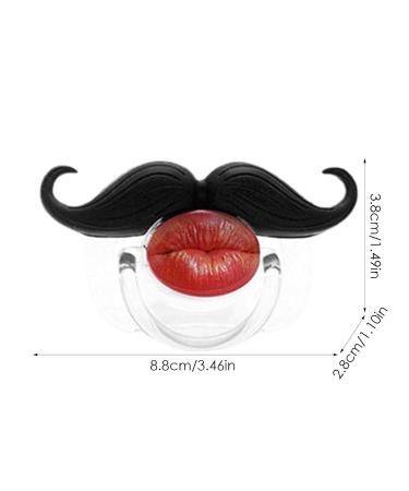 Vincenten Mustache Pacifier for Toddlers | Cute & Novelty Beard Soother | Safe & Soft for Babies - Unisex - Buy Online on GoSupps.com